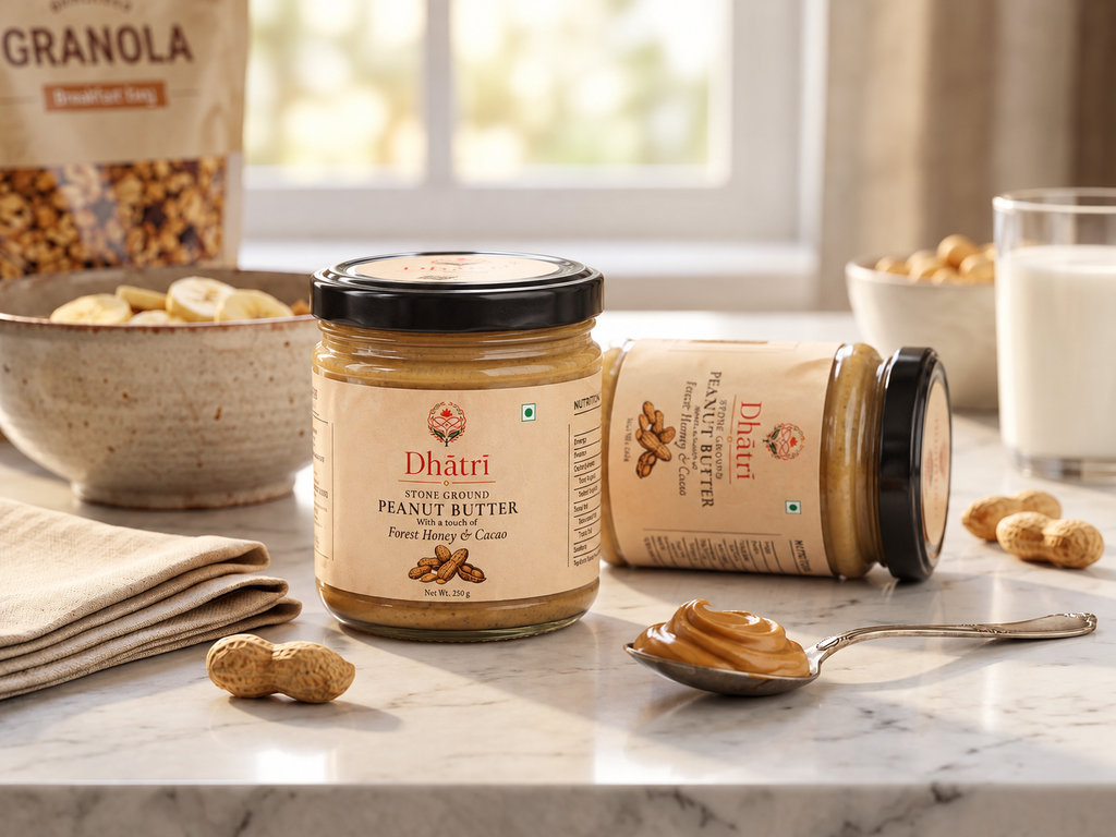 Dhātrī Cacao & Forest Honey Peanut Butter