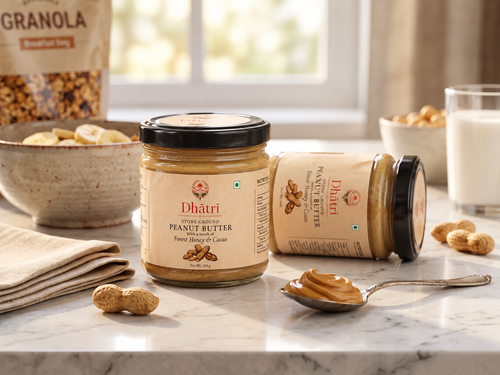 Dhātrī Cacao & Forest Honey Peanut Butter