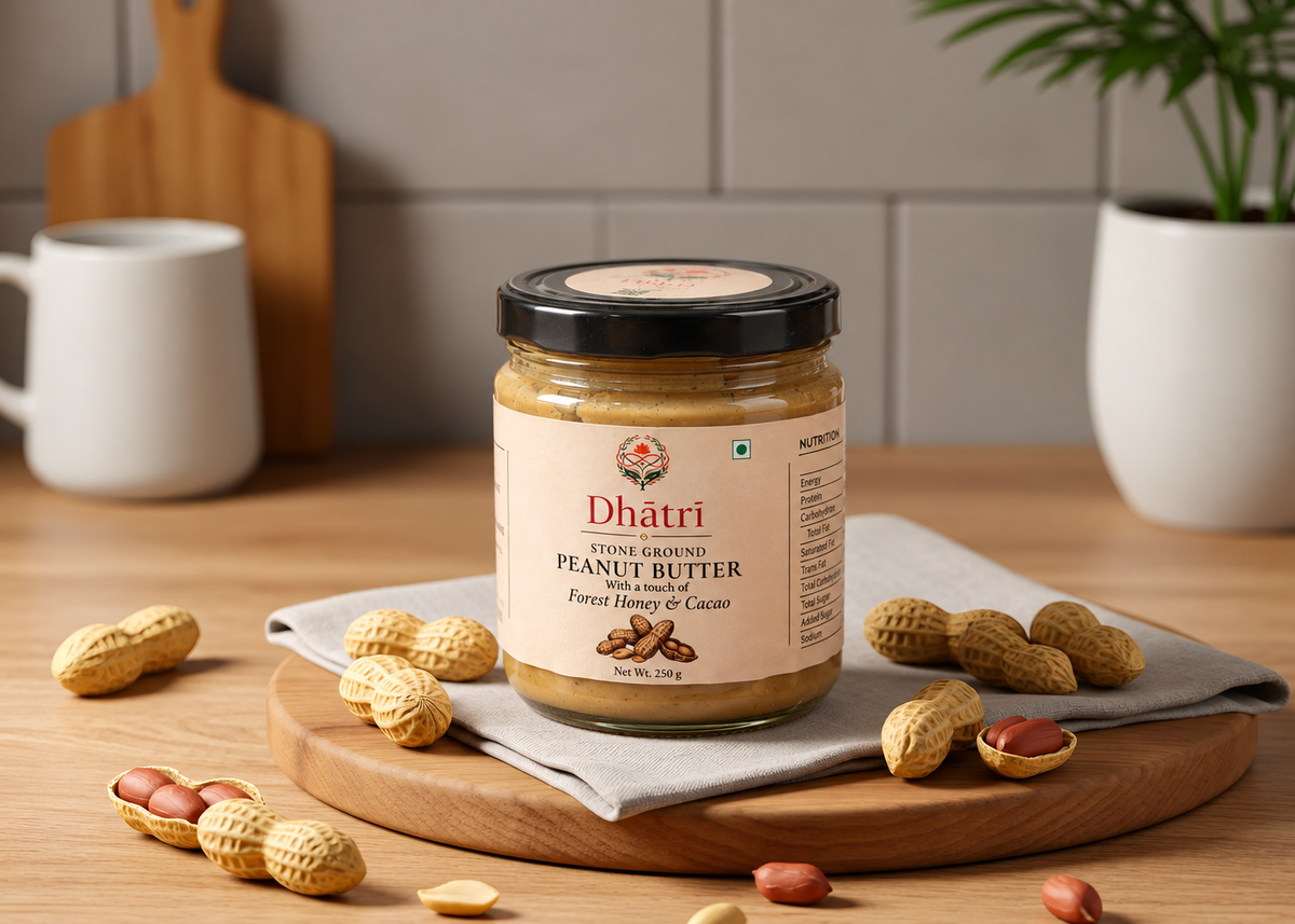 Dhātrī Cacao & Forest Honey Peanut Butter